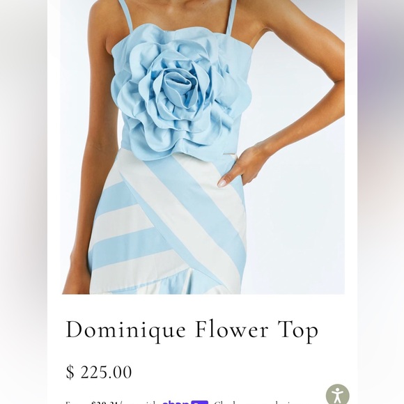 Mestiza Tops - Dominique flower top